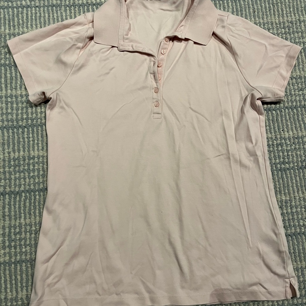 Pink Short Sleeve Polo Shirt
